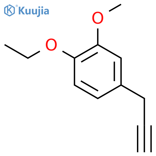 1-ethoxy-2-methoxy-4-(prop-2-yn-1-yl)benzene structure
