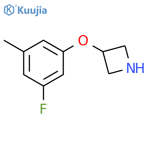 3-(3-fluoro-5-methylphenoxy)azetidine structure