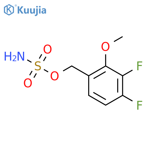 (3,4-difluoro-2-methoxyphenyl)methyl sulfamate structure