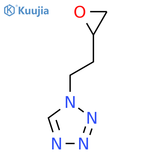 1-2-(oxiran-2-yl)ethyl-1H-1,2,3,4-tetrazole structure