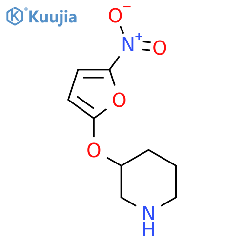 3-(5-nitrofuran-2-yl)oxypiperidine structure