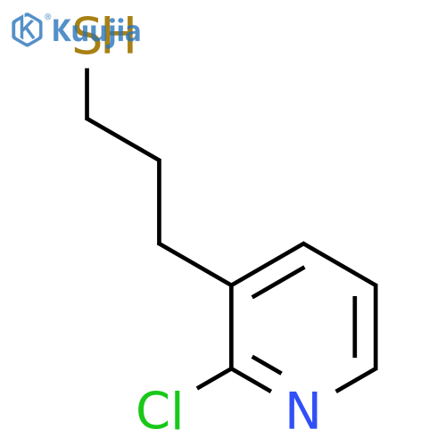 3-(2-chloropyridin-3-yl)propane-1-thiol structure