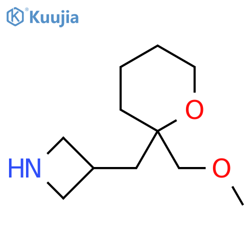 3-{2-(methoxymethyl)oxan-2-ylmethyl}azetidine structure