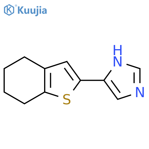 4-(4,5,6,7-tetrahydro-1-benzothiophen-2-yl)-1H-imidazole structure