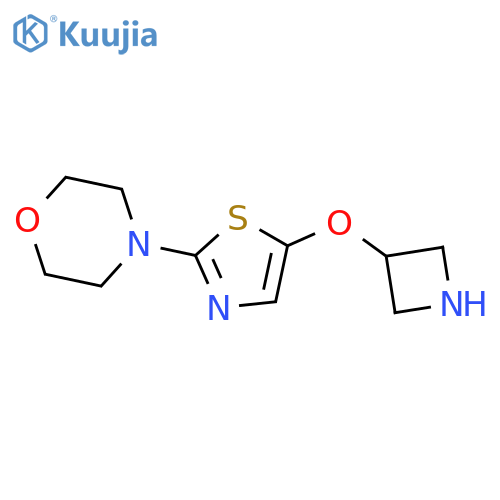4-5-(azetidin-3-yloxy)-1,3-thiazol-2-ylmorpholine structure