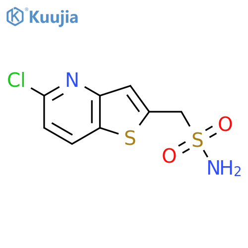 {5-chlorothieno3,2-bpyridin-2-yl}methanesulfonamide structure