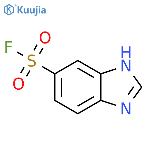 1H-1,3-benzodiazole-5-sulfonyl fluoride structure
