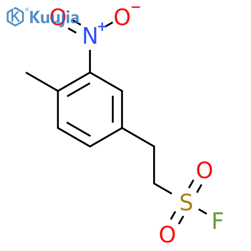 2-(4-methyl-3-nitrophenyl)ethane-1-sulfonyl fluoride structure