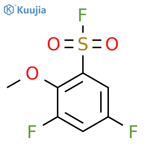 3,5-difluoro-2-methoxybenzene-1-sulfonyl fluoride structure