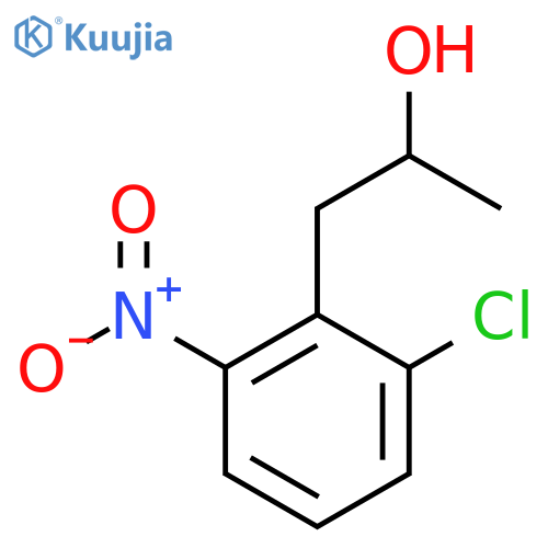 1-(2-chloro-6-nitrophenyl)propan-2-ol structure