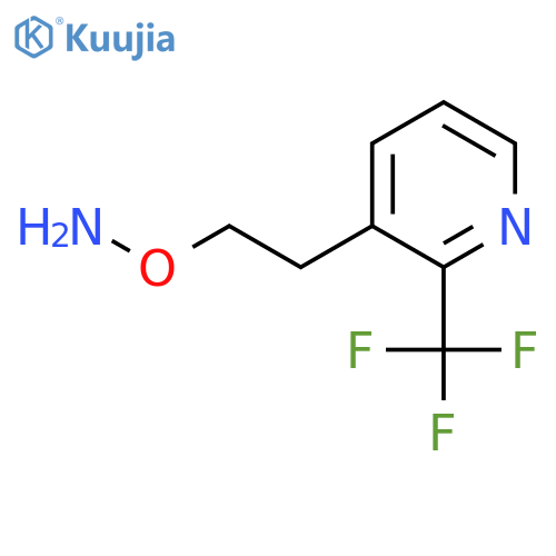 O-{2-2-(trifluoromethyl)pyridin-3-ylethyl}hydroxylamine structure