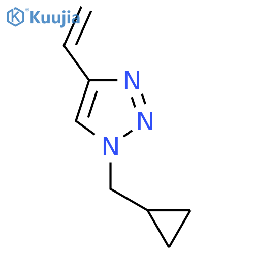 1-(cyclopropylmethyl)-4-ethenyl-1H-1,2,3-triazole structure