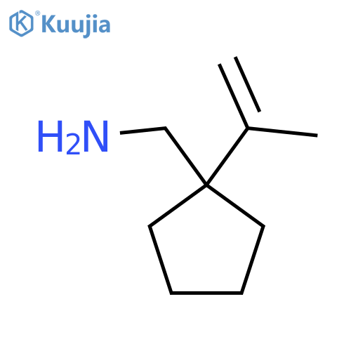 1-(prop-1-en-2-yl)cyclopentylmethanamine structure