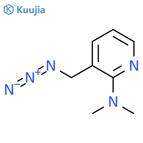 3-(azidomethyl)-N,N-dimethylpyridin-2-amine structure