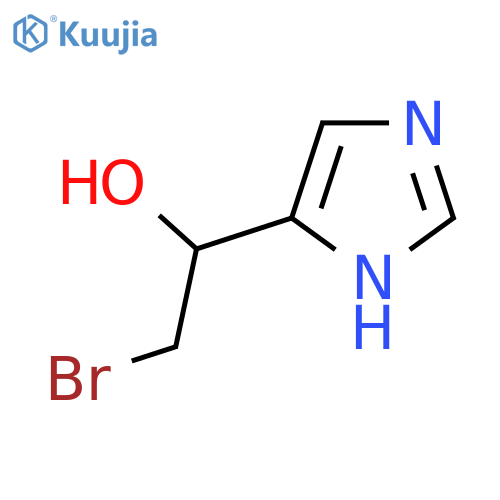 2-bromo-1-(1H-imidazol-5-yl)ethan-1-ol structure