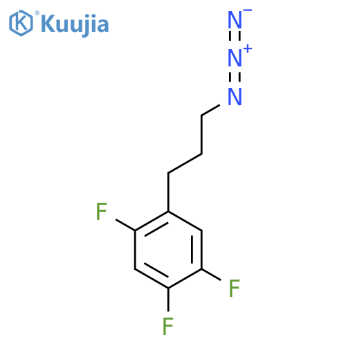 1-(3-azidopropyl)-2,4,5-trifluorobenzene structure