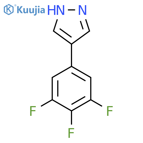 4-(3,4,5-trifluorophenyl)-1H-pyrazole structure