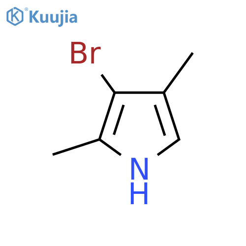3-bromo-2,4-dimethyl-1H-pyrrole structure