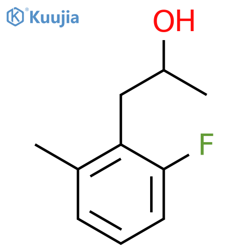 1-(2-fluoro-6-methylphenyl)propan-2-ol structure