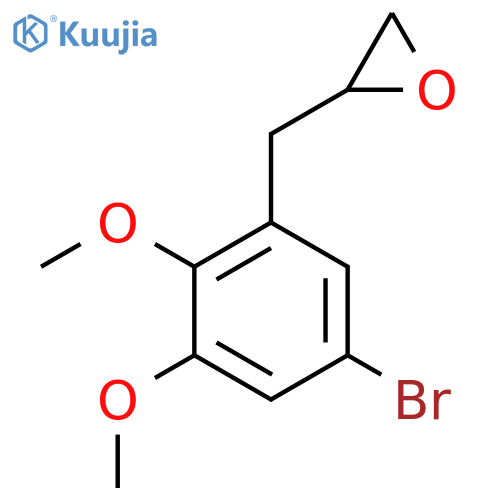 2-(5-bromo-2,3-dimethoxyphenyl)methyloxirane structure