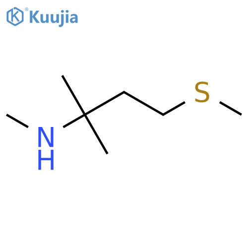 methyl2-methyl-4-(methylsulfanyl)butan-2-ylamine structure