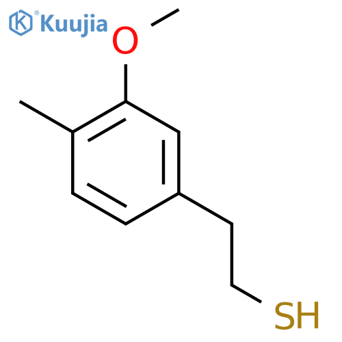 2-(3-methoxy-4-methylphenyl)ethane-1-thiol structure