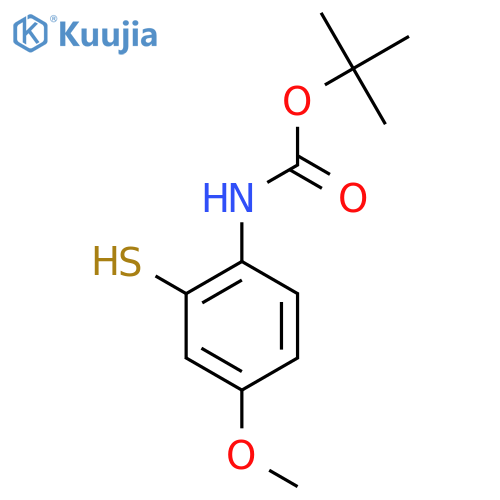 tert-butyl N-(4-methoxy-2-sulfanylphenyl)carbamate structure