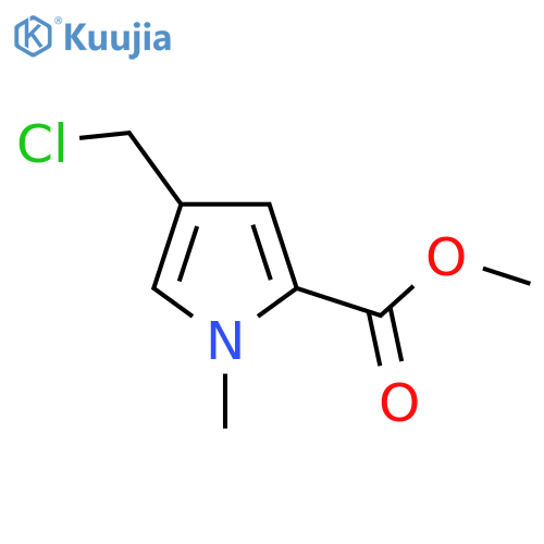 methyl 4-(chloromethyl)-1-methyl-1H-pyrrole-2-carboxylate structure