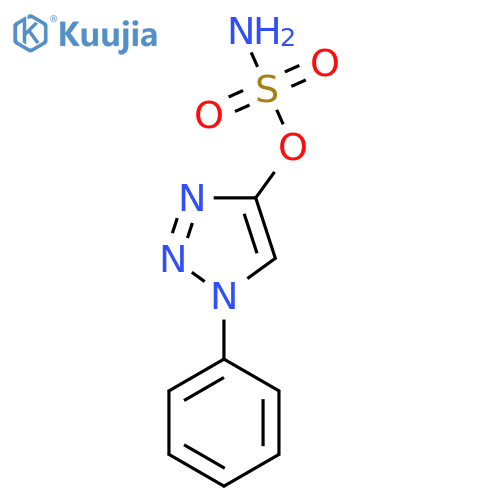 1-phenyl-1H-1,2,3-triazol-4-yl sulfamate structure