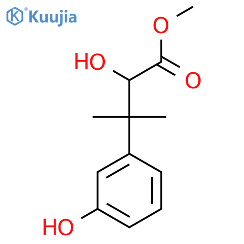 methyl 2-hydroxy-3-(3-hydroxyphenyl)-3-methylbutanoate structure