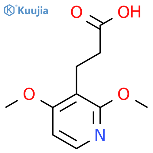 3-(2,4-dimethoxypyridin-3-yl)propanoic acid structure