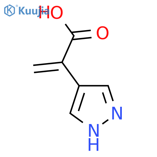 2-(1H-pyrazol-4-yl)prop-2-enoic acid structure