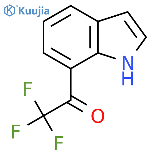 2,2,2-trifluoro-1-(1H-indol-7-yl)ethan-1-one structure