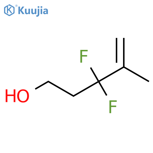 3,3-difluoro-4-methylpent-4-en-1-ol structure
