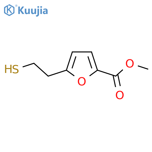 methyl 5-(2-sulfanylethyl)furan-2-carboxylate structure
