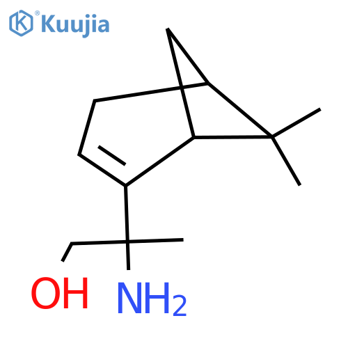 2-amino-2-{6,6-dimethylbicyclo3.1.1hept-2-en-2-yl}propan-1-ol structure