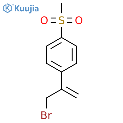 1-(3-bromoprop-1-en-2-yl)-4-methanesulfonylbenzene structure
