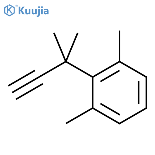 1,3-dimethyl-2-(2-methylbut-3-yn-2-yl)benzene structure