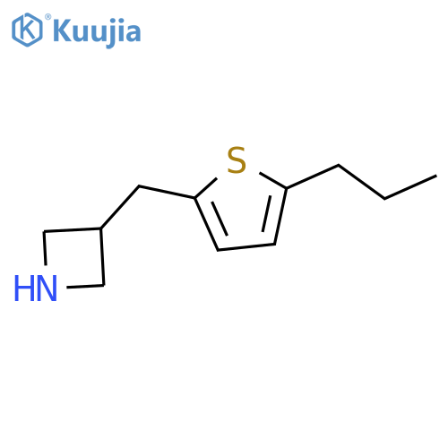 3-(5-propylthiophen-2-yl)methylazetidine structure