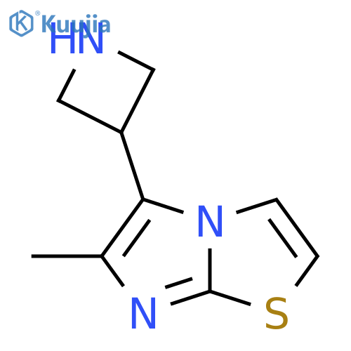3-{6-methylimidazo2,1-b1,3thiazol-5-yl}azetidine structure