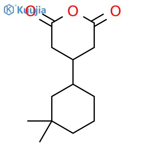 4-(3,3-dimethylcyclohexyl)oxane-2,6-dione structure