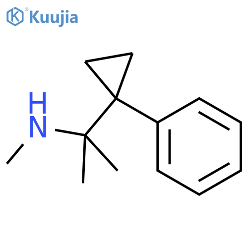 methyl2-(1-phenylcyclopropyl)propan-2-ylamine structure