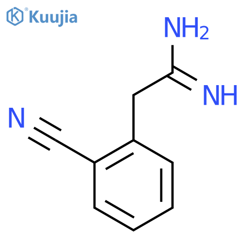 2-(2-cyanophenyl)ethanimidamide structure
