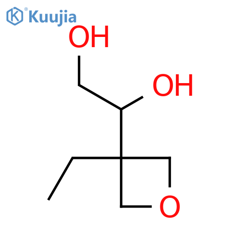 1-(3-ethyloxetan-3-yl)ethane-1,2-diol structure