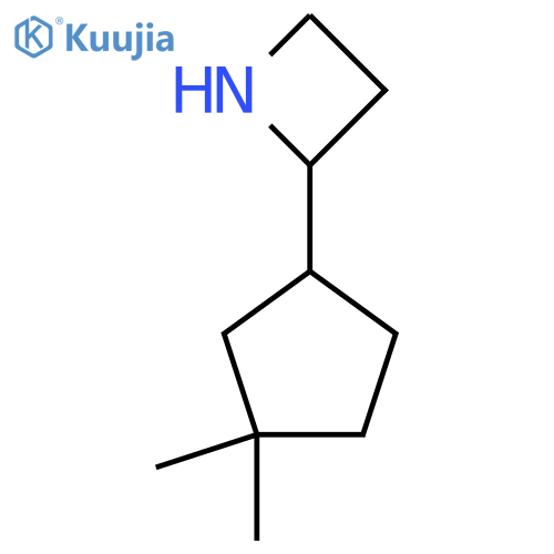 2-(3,3-dimethylcyclopentyl)azetidine structure