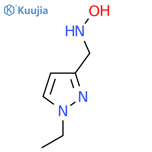 N-(1-ethyl-1H-pyrazol-3-yl)methylhydroxylamine structure