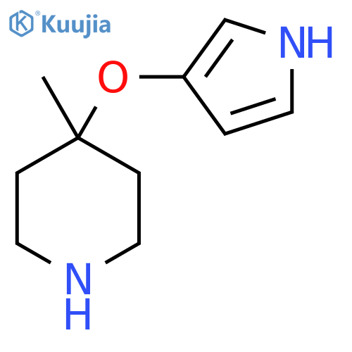 4-methyl-4-(1H-pyrrol-3-yloxy)piperidine structure