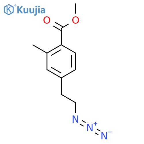 Methyl 4-(2-azidoethyl)-2-methylbenzoate structure