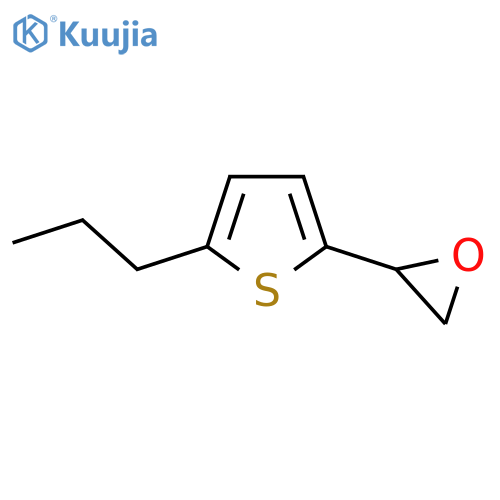 2-(5-propylthiophen-2-yl)oxirane structure