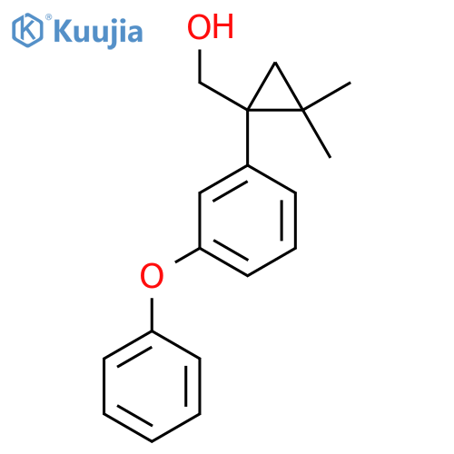 2,2-dimethyl-1-(3-phenoxyphenyl)cyclopropylmethanol structure